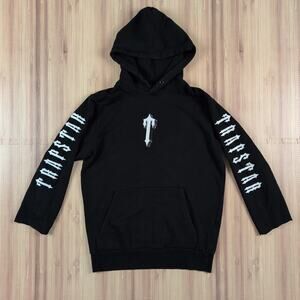 Trapstar Dave Hoodie Sweater Cross Logo Sleeve Hit Pullover Medium Street wear